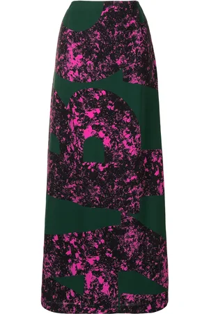 Colville Abstract print long skirt