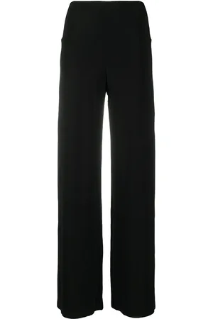 Norma Kamali Mid-rise wide-leg trousers
