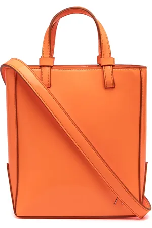 The Attico Open-top leather tote bag