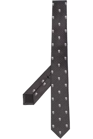 Alexander McQueen Skull motif jacquard tie