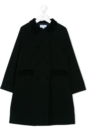 SIOLA A-line buttoned coat