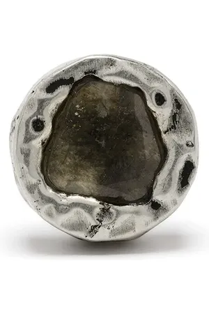 PARTS OF FOUR Diamond-encrusted single stud earring