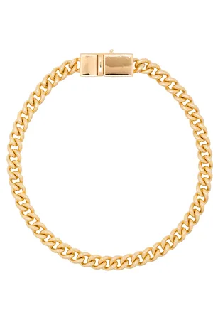 TOM WOOD Rounded thin curb bracelet