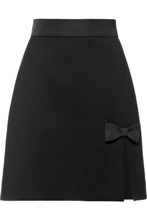 Miu Miu A-Line Bow Detail Skirt