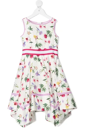 MONNALISA Floral print asymmetric dress