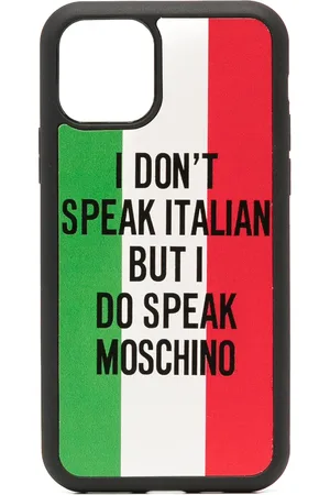 Moschino Italian flag print iPhone 11 Pro case