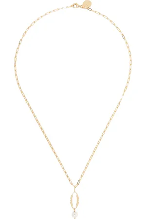Simone Rocha Pearl-embellished 0 letter necklace