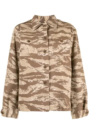 NILI LOTAN Camouflage print shirt