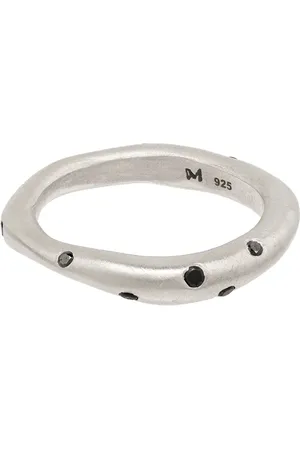M. COHEN Crystal detail ring