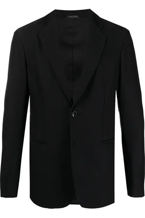 Giorgio Armani Single-breasted textured blazer