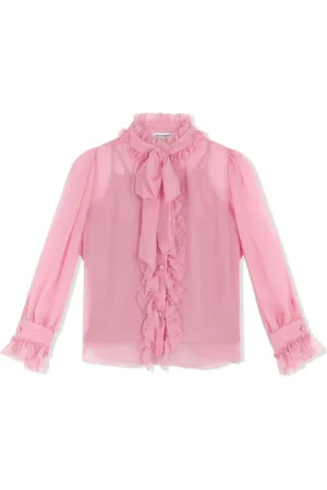 Dolce & Gabbana Pussy bow-fastening silk shirt