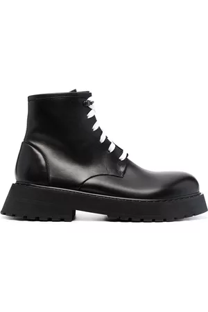 MARSÈLL Lace-up leather ankle boots