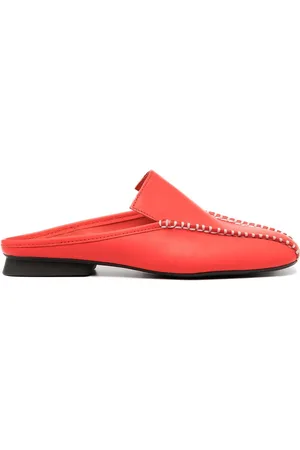 Camper Stitching details loafer mules