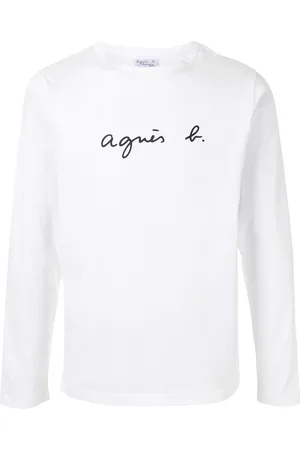 AGNÈS B. Logo-print cotton T-Shirt