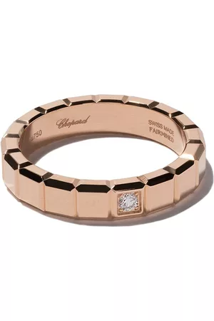 Chopard 18kt rose gold Ice Cube diamond ring