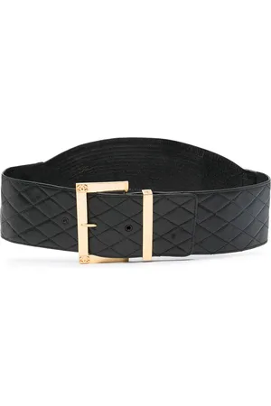 CHANEL Diamond-quilted buckle belt