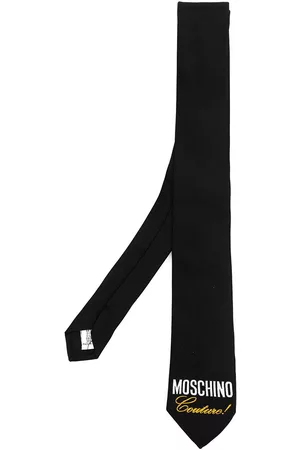 Moschino Couture! logo-print silk tie