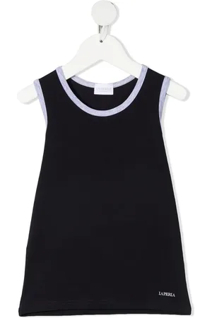 La Perla Contrast-trimmed tank top