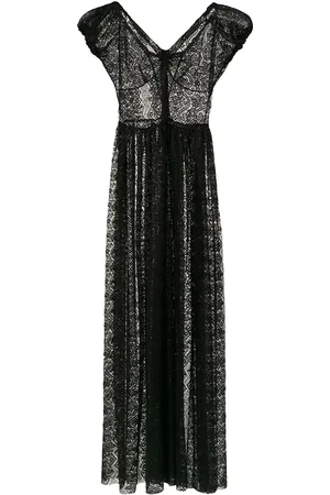 AMIR SLAMA Lace long swimsuit