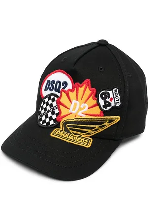 Dsquared2 Embroidered-patch six-panel cap