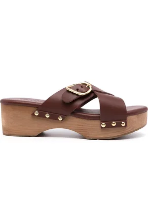 Ancient Greek Sandals Marilisa stud-detail clogs