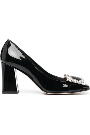 Sergio Rossi Embellished patent pumps