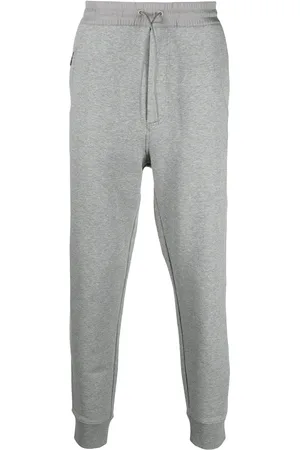 Y-3 Drawstring-waist cotton track trousers