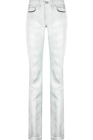 Balenciaga 2000s logo-patch jeans