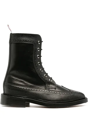 Thom Browne Brogue-detail combat boots