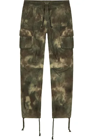 JOHN ELLIOTT Camouflage tie-dye cargo pants