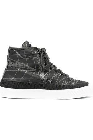 Stone Island Abstract-print high-top sneakers
