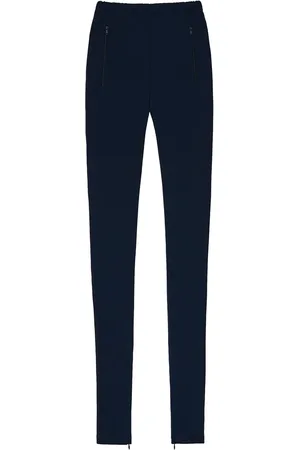 WARDROBE.NYC High-rise ankle-zip leggings