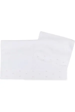 LITTLE BEAR Embroidered bow cotton sheet