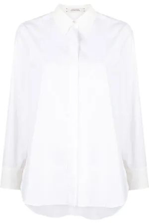 Dorothee Schumacher Poplin Power concealed-placket shirt