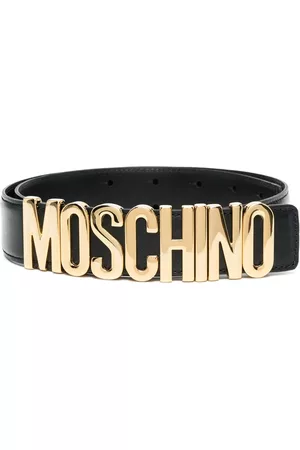 Moschino Logo-plaque belt