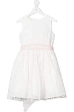 Mimilù Bow detail flared dress
