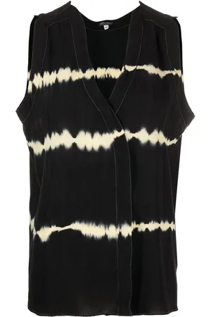 Giorgio Armani 2000s tie-dye print sleeveless top