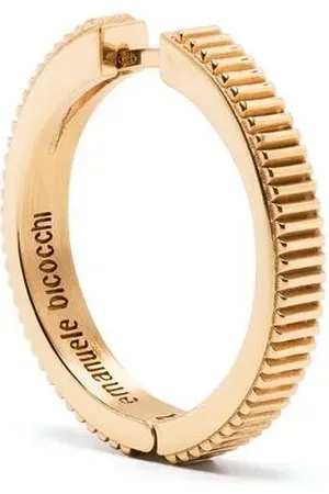 EMANUELE BICOCCHI Striped hoop earring