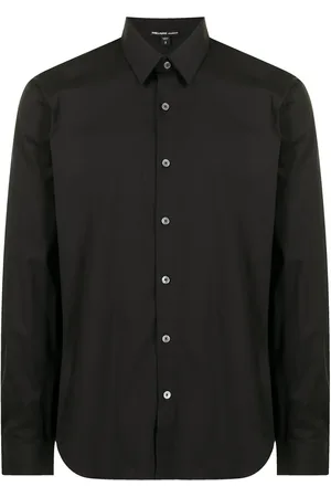 James Perse Matte stretch-poplin shirt