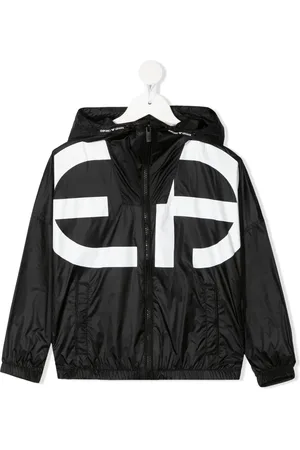 Emporio Armani Logo-print hooded jacket