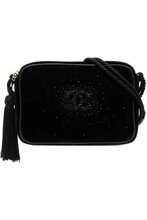 CHANEL 1990s CC rhinestone-embellished crossbody bag