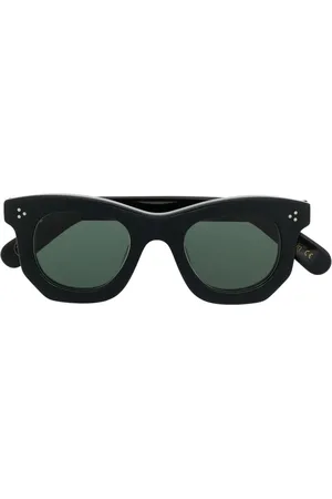 LESCA Ogre geometric-frame sunglasses