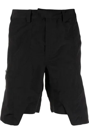 HELIOT EMIL Asymmetric straight-leg shorts