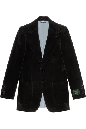 Gucci Velvet single-breasted blazer