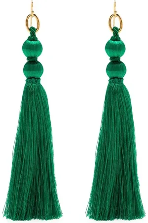 Jil Sander Tassel-detail thread earrings