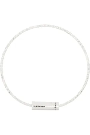 Le Gramme Le 7g brushed cable bracelet