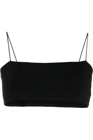 Totême Smocked bikini top