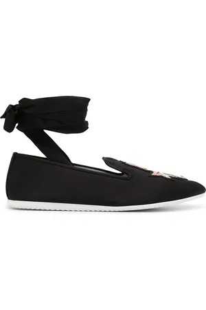JOSHUA SANDERS Crest ankle-tie loafers