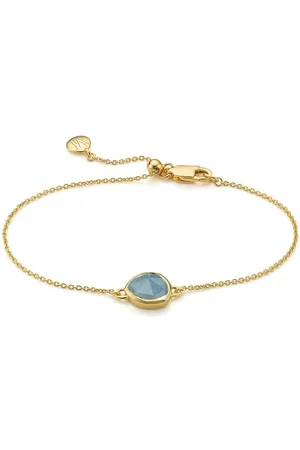 Monica Vinader 18kt vermeil Siren fine-chain bracelet