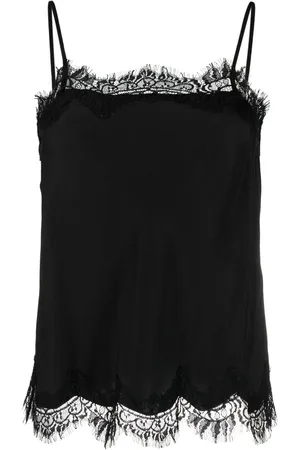 Gold Hawk Lace-trim camisole